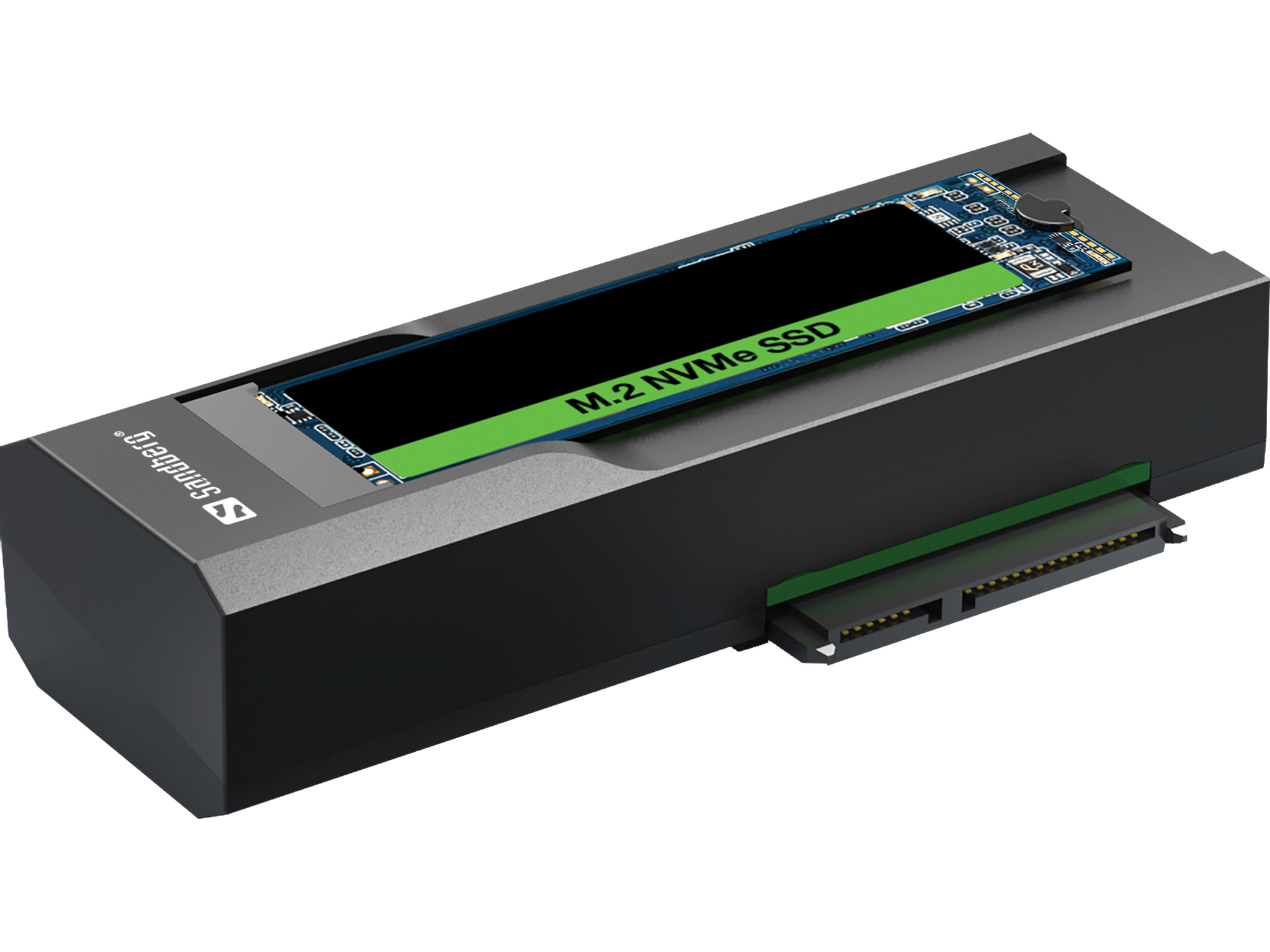 SANDBERG USB-3 Cloner+Dock M2+NVMe+SATA - SSD - SATA - Serial ATA II - Serial ATA III - 2.5,3.5,M.2 - USB 3.2 Gen 2, Ansicht 4