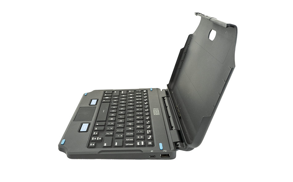 Gamber-Johnson BACK LIT 2-IN-1 KBD GALAXY TAB ACTIVE PRO/ACTIVE4 - Tastatur - TL: UK, QWERTY, Ansicht 3