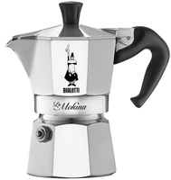 Bialetti 0002380 - Mokka-Kanne - 0,4 l - Edelstahl - Aluminium - Polypropylen (PP) - Kunststoff