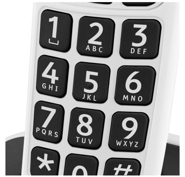 Doro PhoneEasy 100w - Schnurlostelefon mit Rufnummernanzeige, Ansicht 2