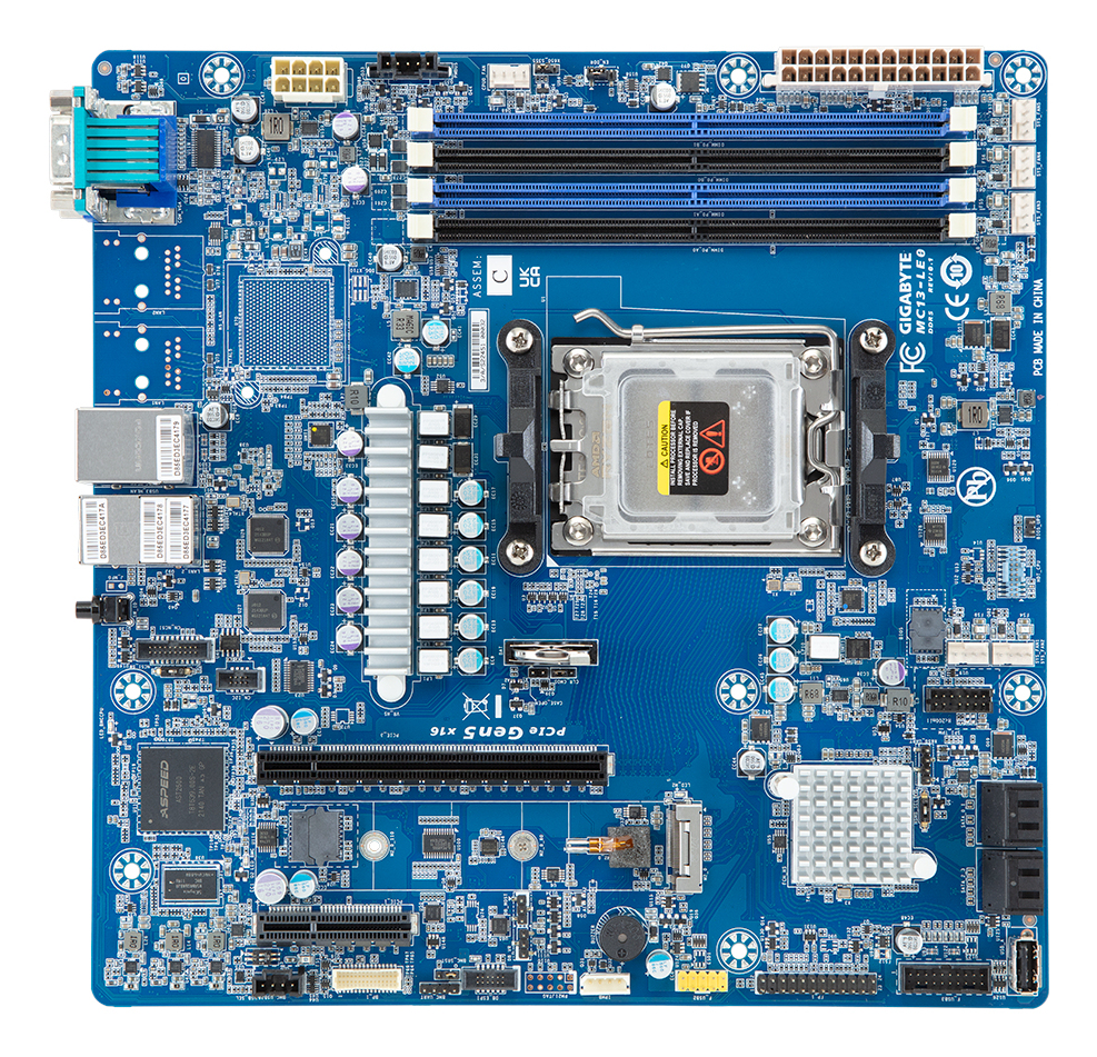 Gigabyte MC13-LE0 - 1.X - Motherboard - micro ATX - Socket AM5 - AMD B650E Chipsatz, Ansicht 2