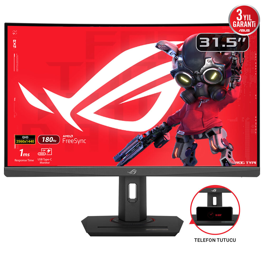 ASUS ROG Strix XG32WCS - LED-Monitor - Gaming - gebogen - 81.3 cm (32), Ansicht 2