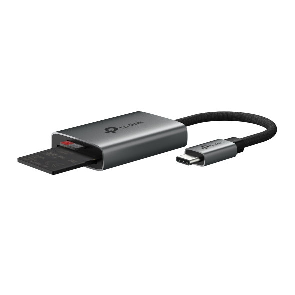 TP-LINK UA430C V1 - Kartenleser (microSD UHS-I, microSDHC UHS-I, microSDXC UHS-I, SDHC UHS-I, SDXC UHS-I) - USB-C, Ansicht 3