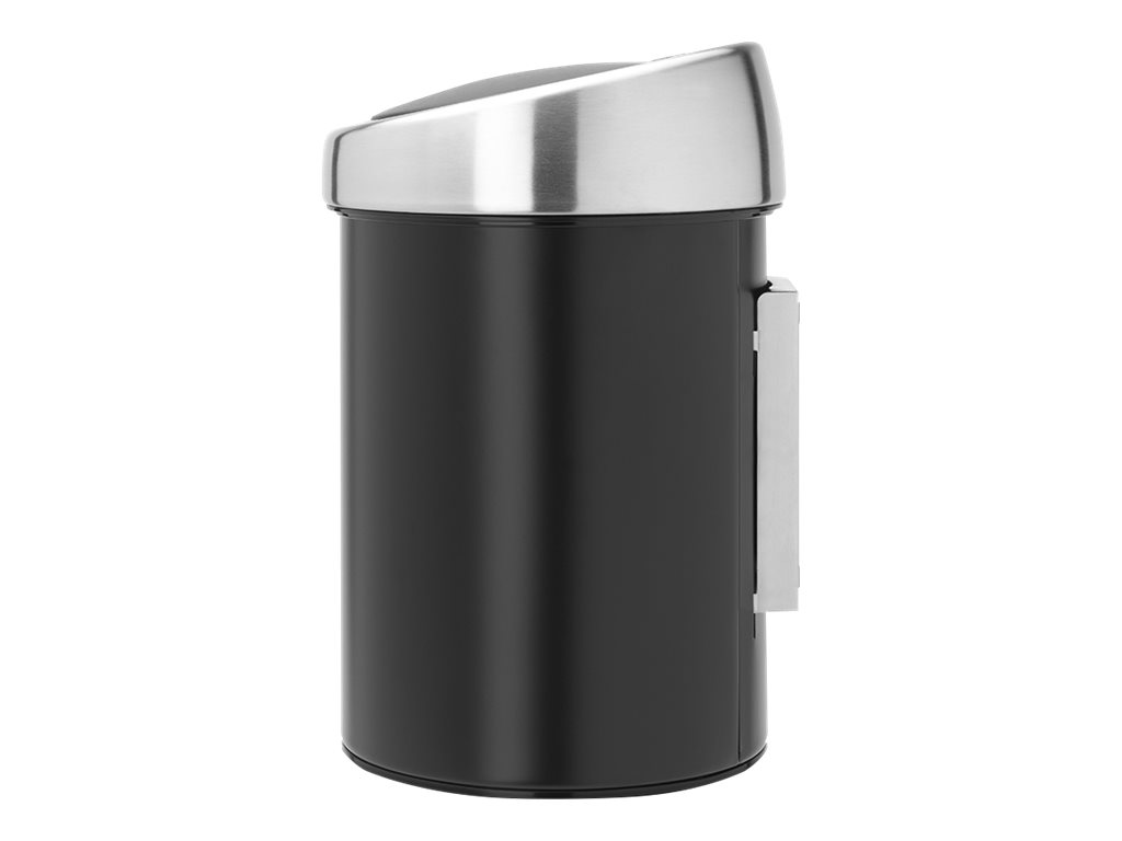 Brabantia Touch Bin - 3 l - Rund - Schwarz - Silber - Kunststoff - Manuell - 18,1 cm, Ansicht 3