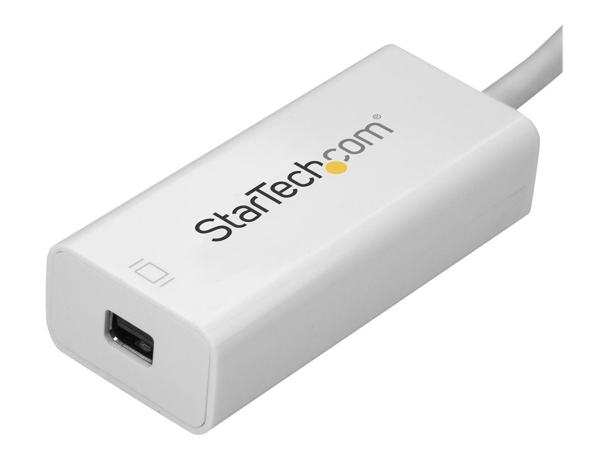 StarTech.com USB-C auf Mini DisplayPort Adapter - 4K 60Hz - Weiß - USB 3.1 Typ-C auf Mini DP Adapter - Verbesserte Version ist CDP2MDPEC