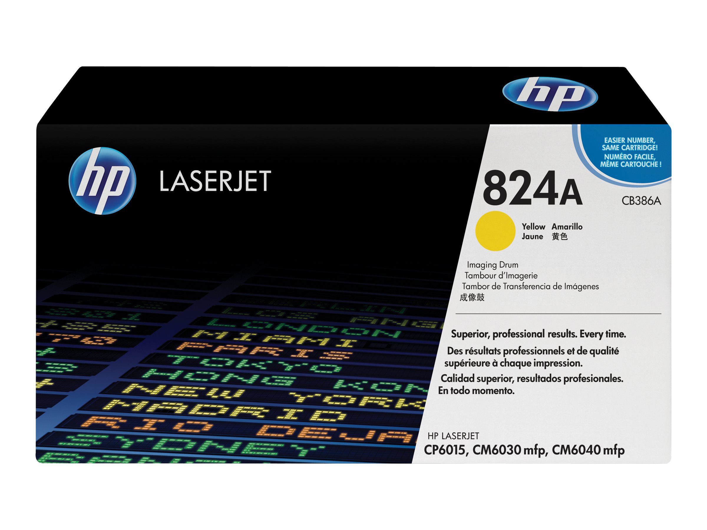 HP 824A - Gelb - original - Trommeleinheit - für Color LaserJet CM6030, CM6040, CP6015