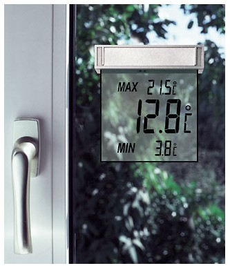TFA Vision - Thermometer - digital - Silber, Ansicht 2