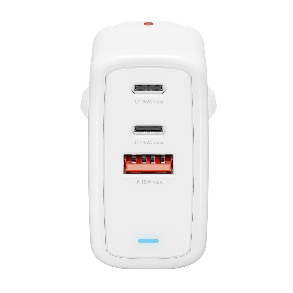 4smarts GaN FlexPro - Netzteil - 65 Watt - 5 A - Apple 2.4A, Fast Charge, Super Charge, Power Delivery 3.1, Ansicht 3