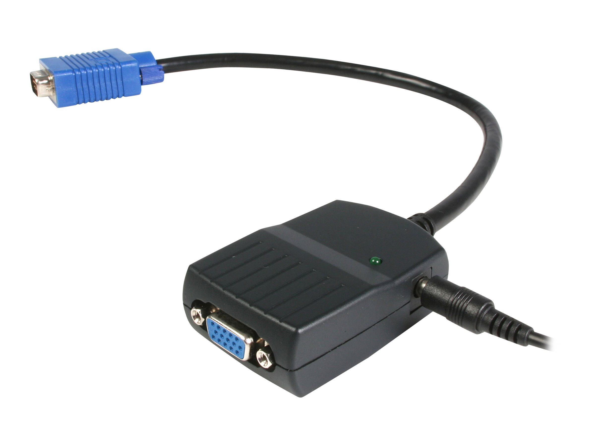 StarTech.com Startech 2 Port VGA Video Splitter - Monitor Splitter Kabel mit Stromversorgung über USB - 1 x VGA (Stecker)