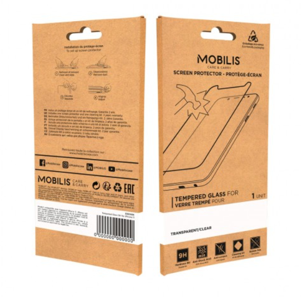 Mobilis Bildschirmschutz für Handy - Glas - klar, Ansicht 4