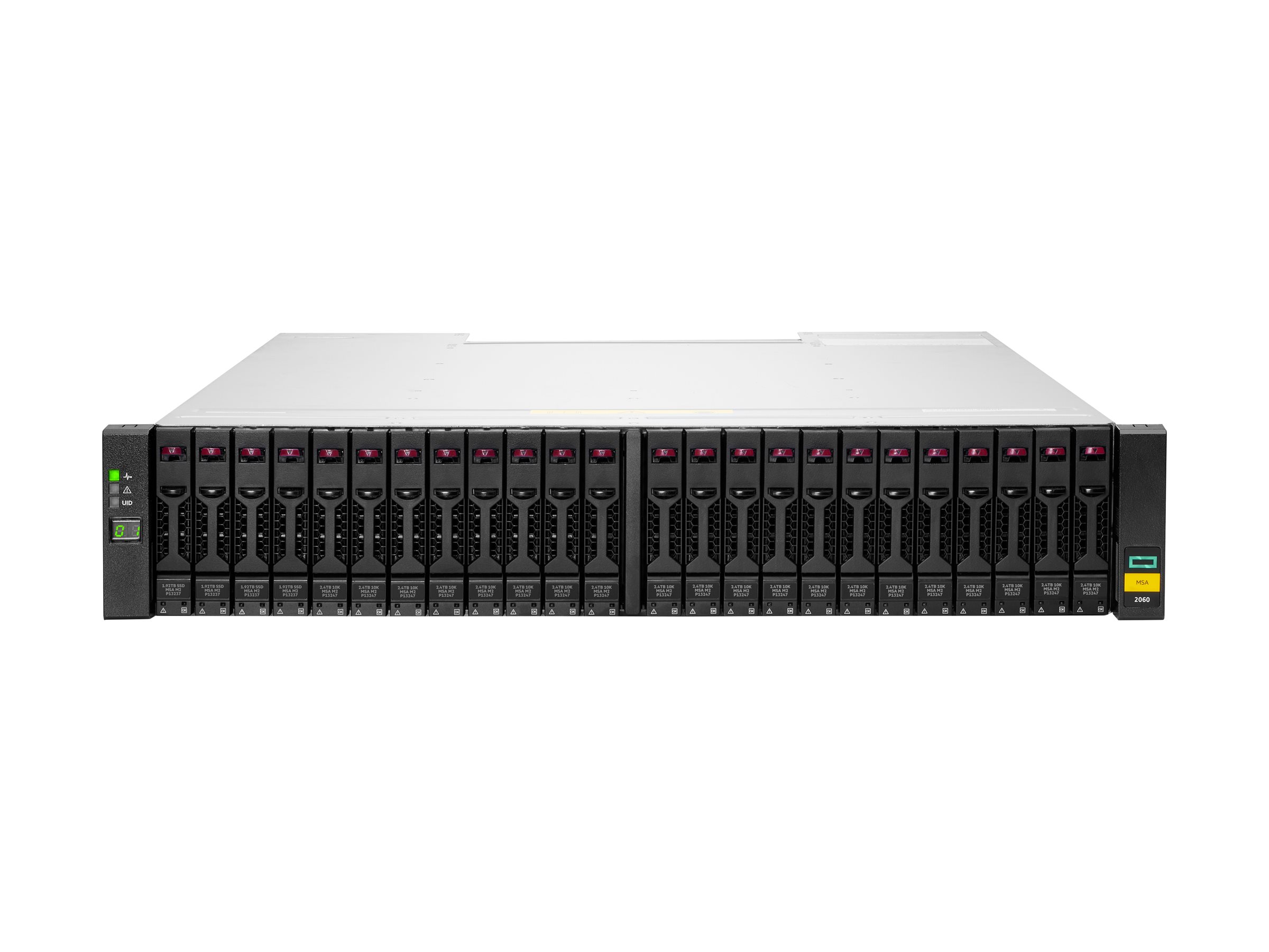 HPE Modular Smart Array 2060 16Gb Fibre Channel SFF Storage - 6th Generation - Festplatten-Array - 0 TB - 24 Schächte (SAS-3)