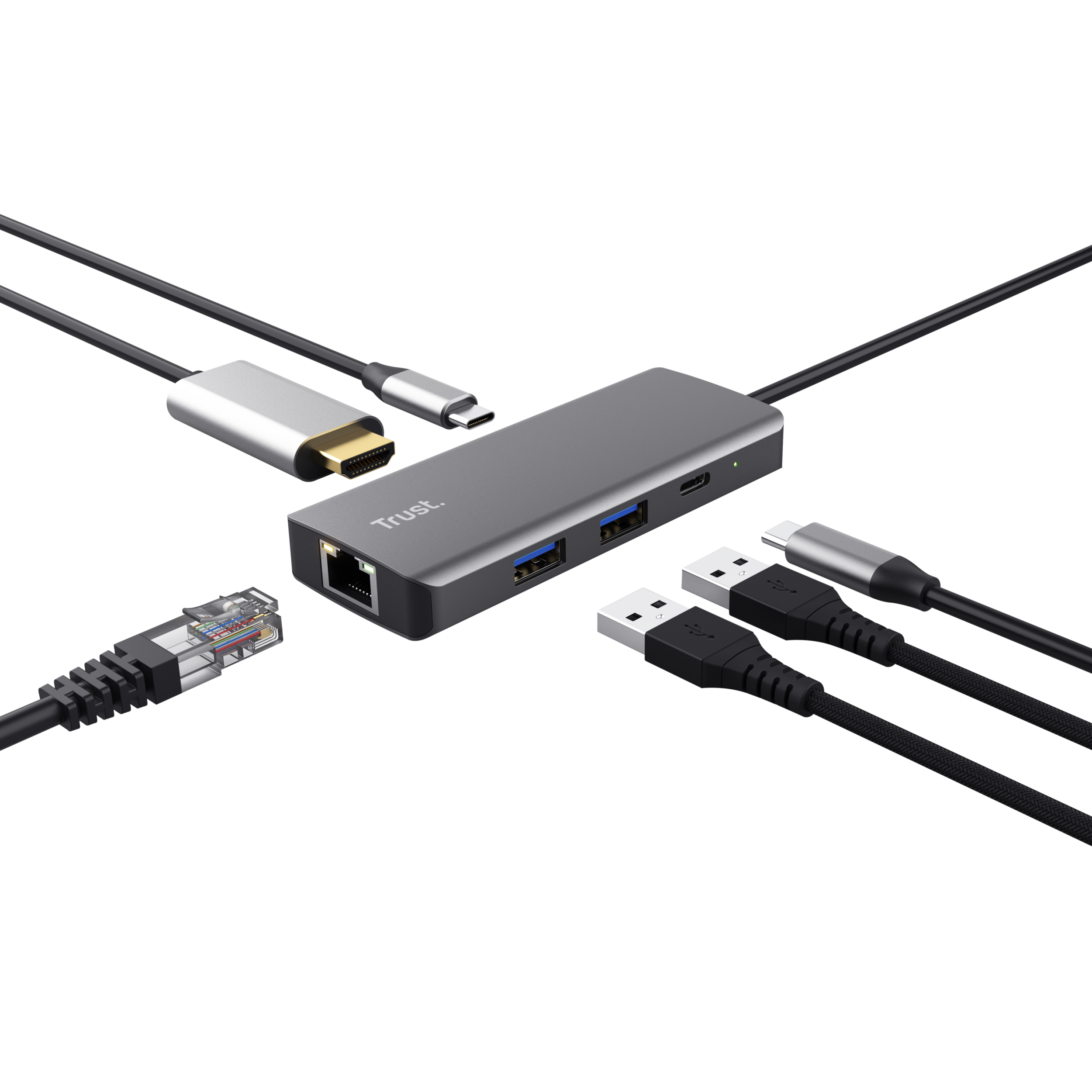 Trust Dalyx - Dockingstation - für Laptop - USB-C, Ansicht 4