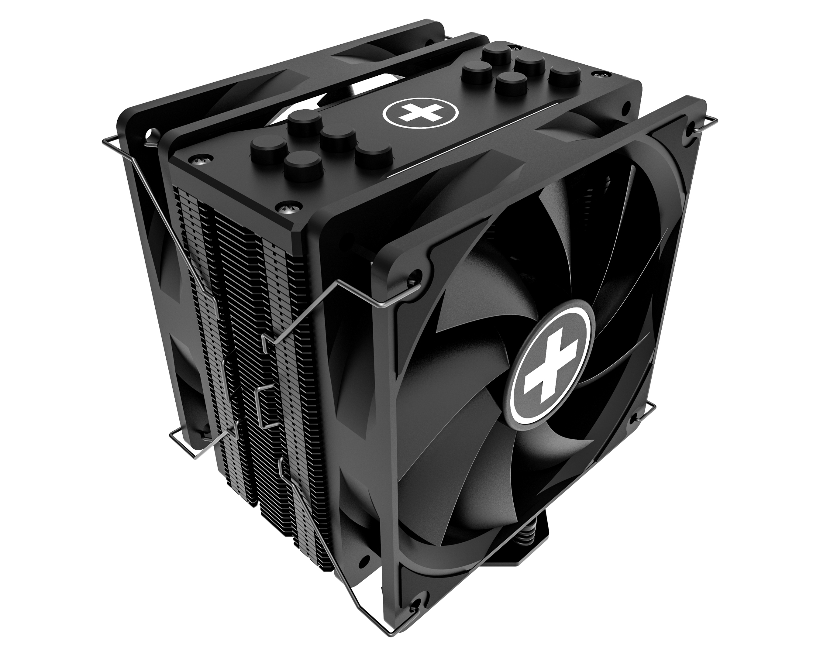 Xilence M705D - Prozessor-Luftkühler - (für: LGA1156, LGA1155, LGA2011, LGA1150,… ) - 120 mm - Schwarz, Ansicht 3