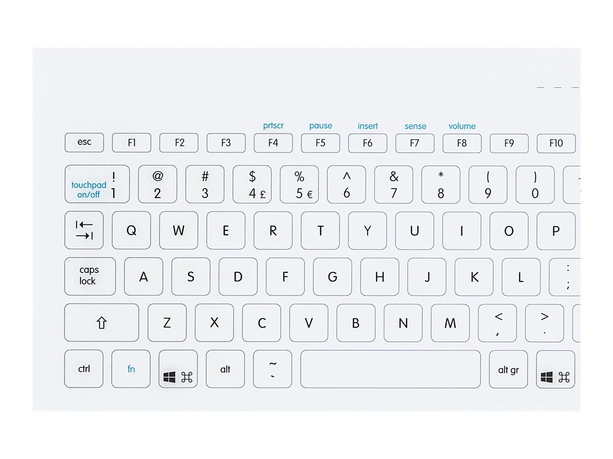 GETT CK5 Cleankeys TKR-098-TOUCH-KGEH-VESA-WHITE-USB-CH