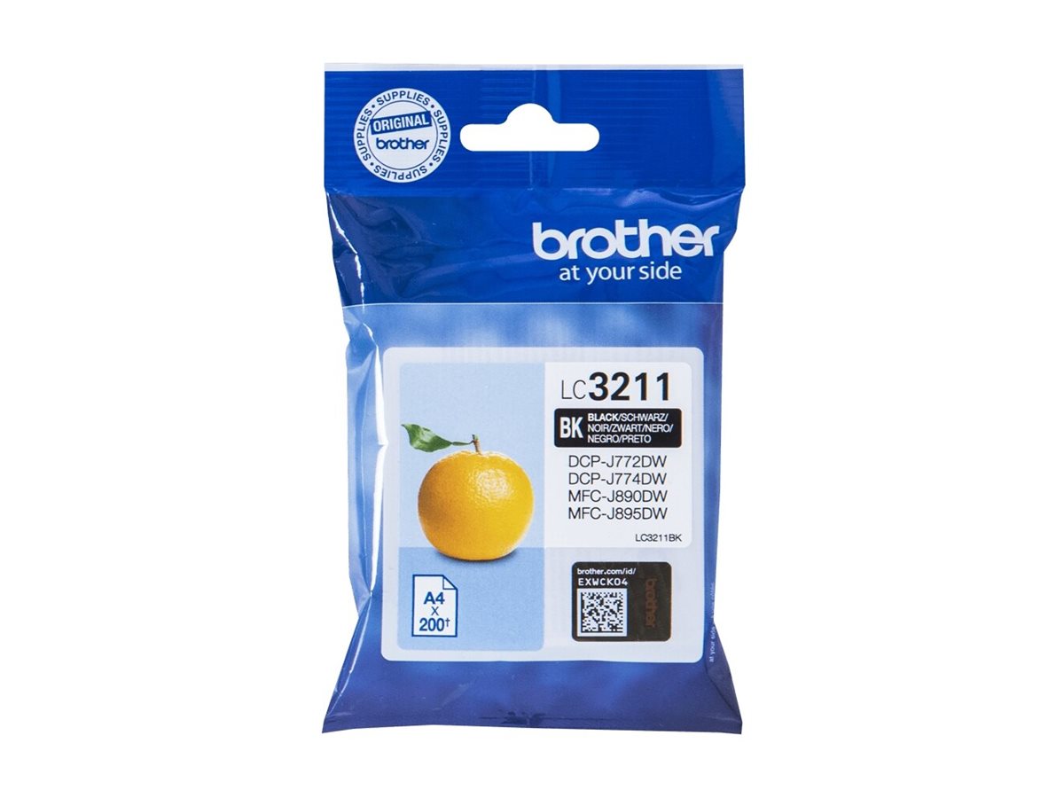 Brother LC3211BK - Schwarz - original - Tintenpatrone