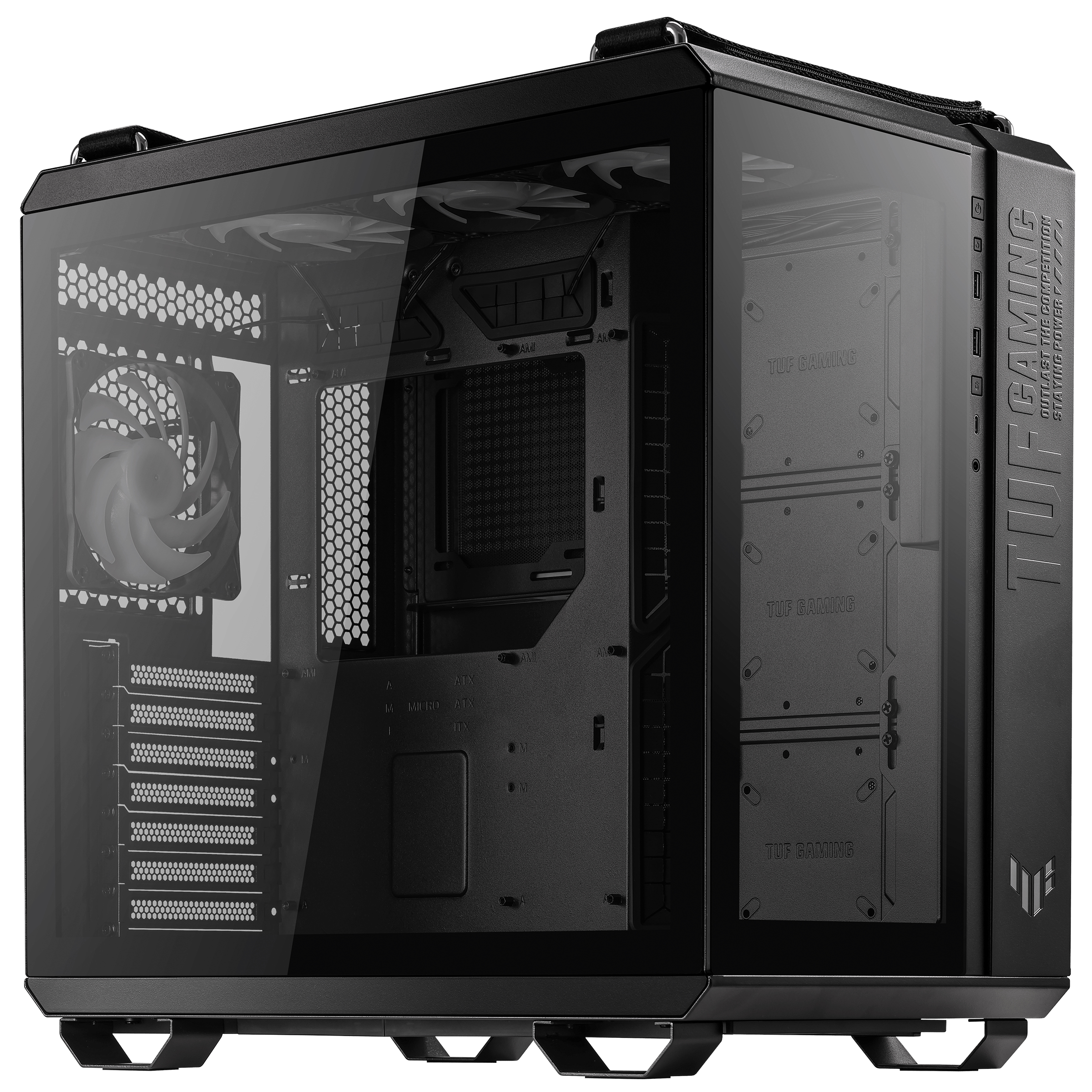 ASUS Case Asus TUF GT502 PLUS TG Gaming Black, Ansicht 4