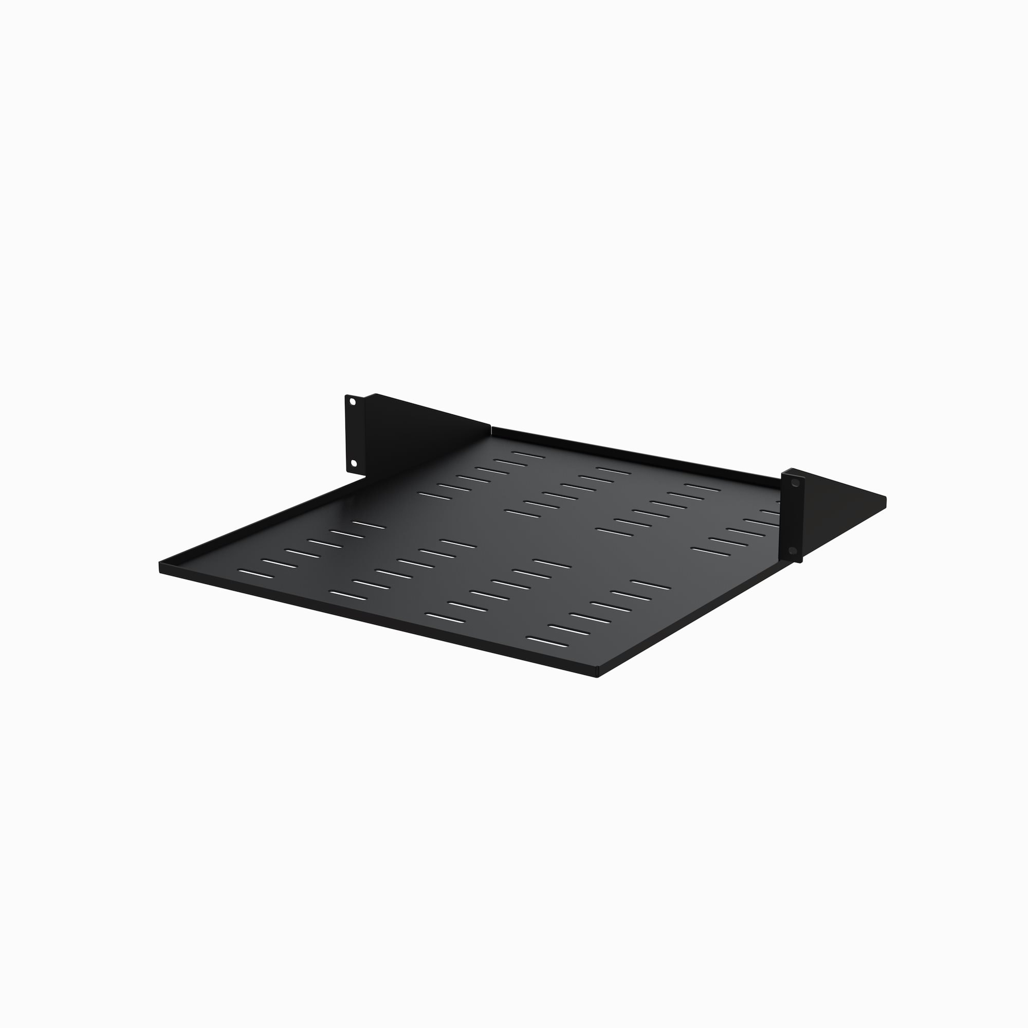 StarTech.com 2U Vented 19 2-Post Network Rack Cabinet Shelf, 20in Deep Center Mount Cantilever Tray Rackmount Shelf, Ansicht 4