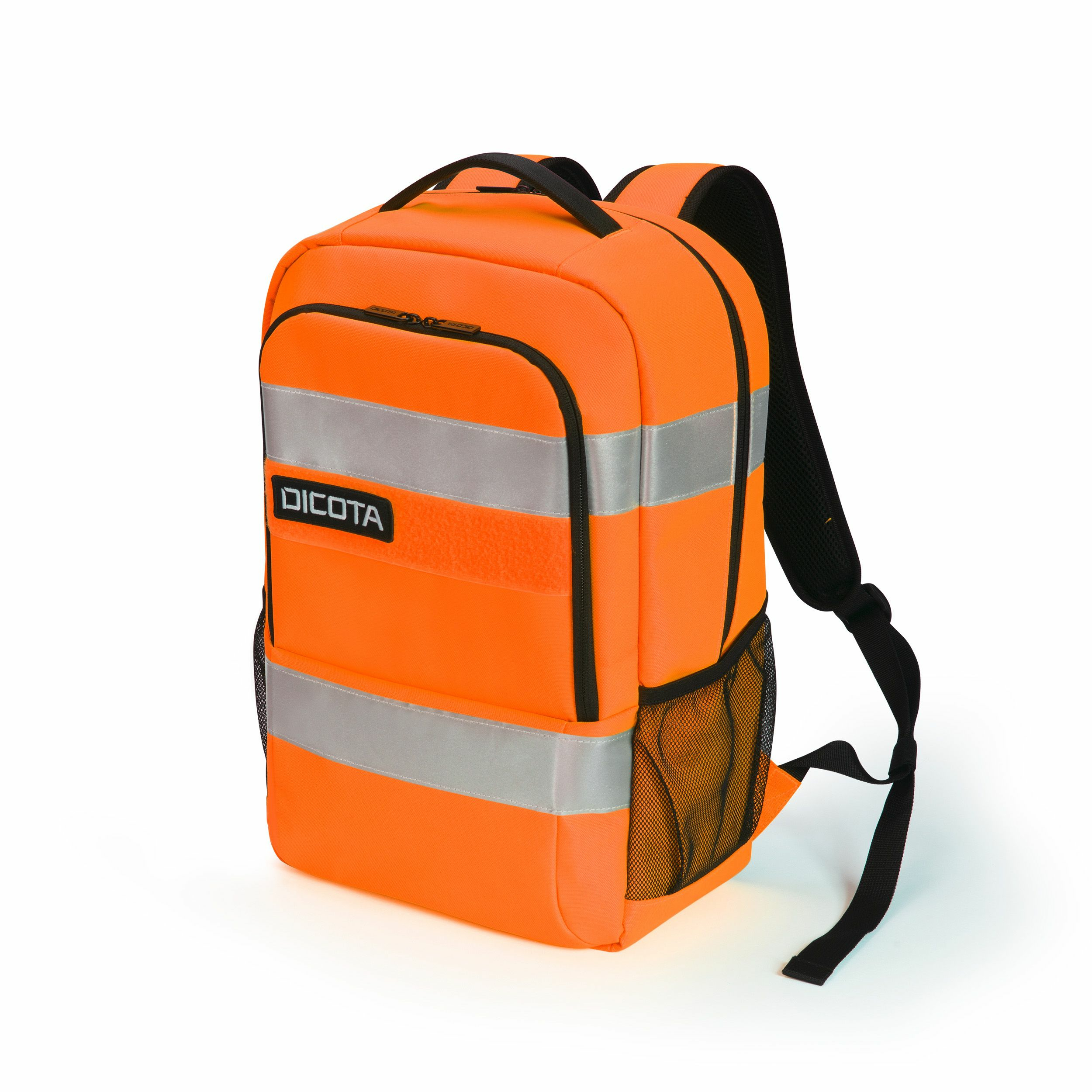 Dicota Hi-Vis Base - Rucksack - 24 L - 600D RPET - Orange, Ansicht 2