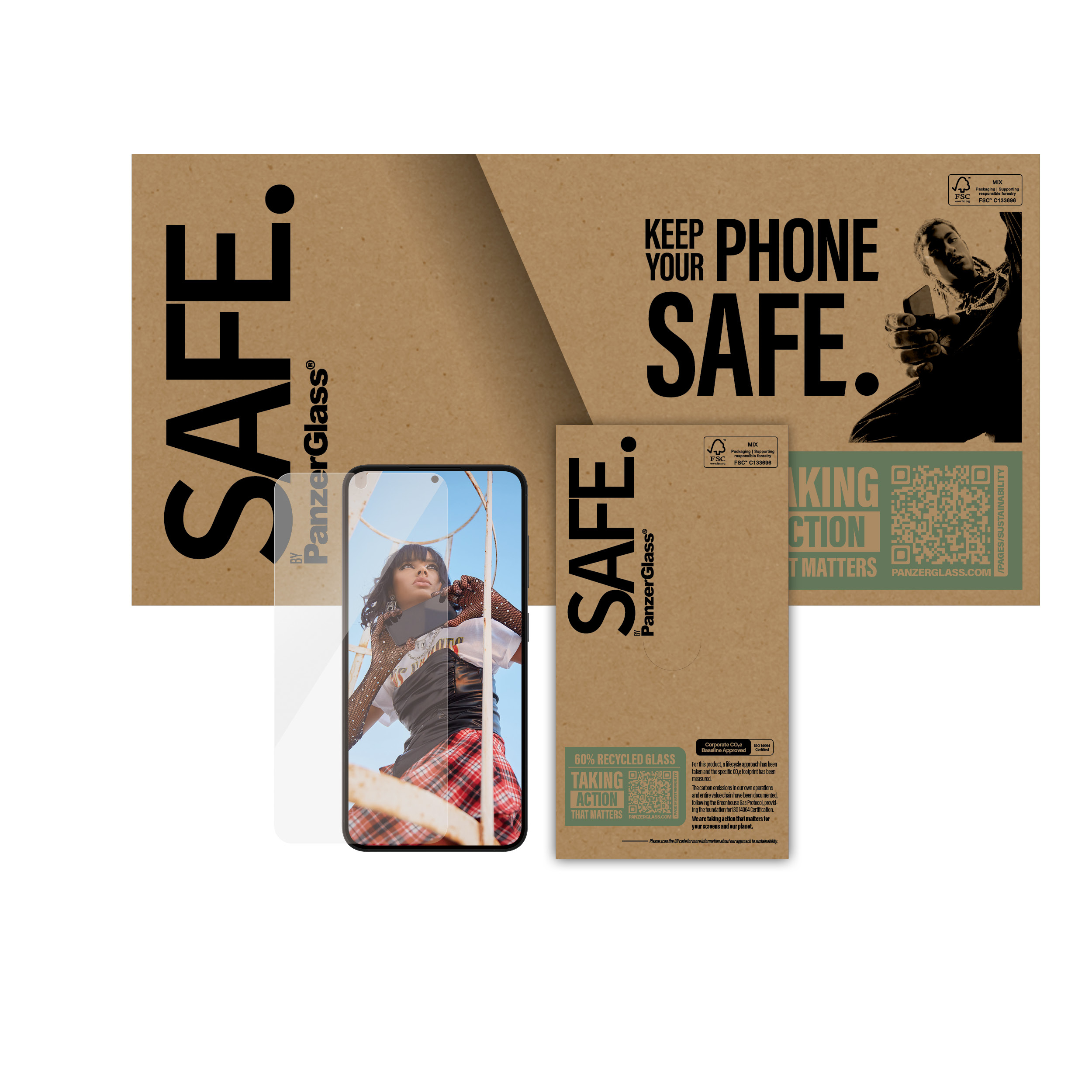 PanzerGlass SAFE. by PanzerGlass - Bildschirmschutz für Handy, Ansicht 4