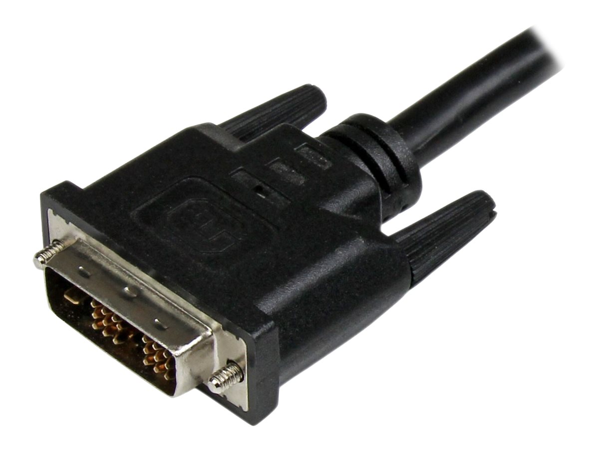 StarTech.com 18m DVI-D Single Link Kabel - StSt - DVI Monitorkabel - 1920x1200 - DVI Verbindungskabel  Anschlusskabel - Schwarz - DVI-Kabel - DVI-D (M)