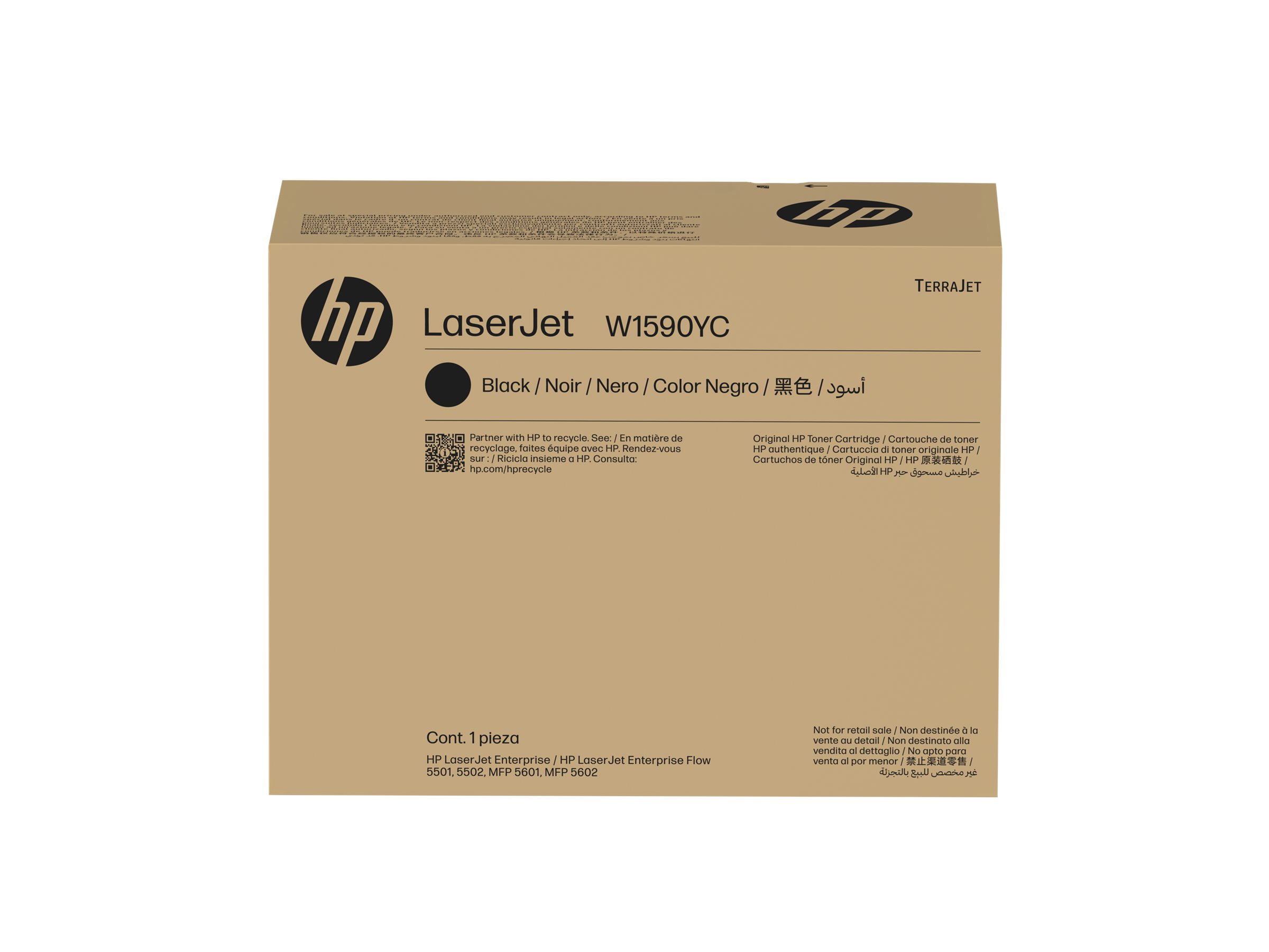 HP 159Y - Besonders hohe Ergiebigkeit - Schwarz - original - LaserJet - Tonerpatrone (W1590YC)