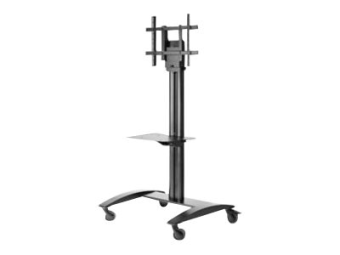 Peerless AV SmartMount SR575M - Wagen - für Flachbildschirm - Aluminium - schwarze Pulverbeschichtung - Bildschirmgröße: 81.28-190.5 cm (32-75)