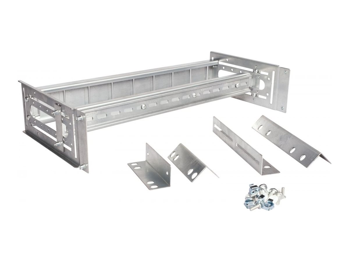 Equip Rack-Montageschienen - Hellgrau, RAL 7035 - 3U - 48.3 cm (19")