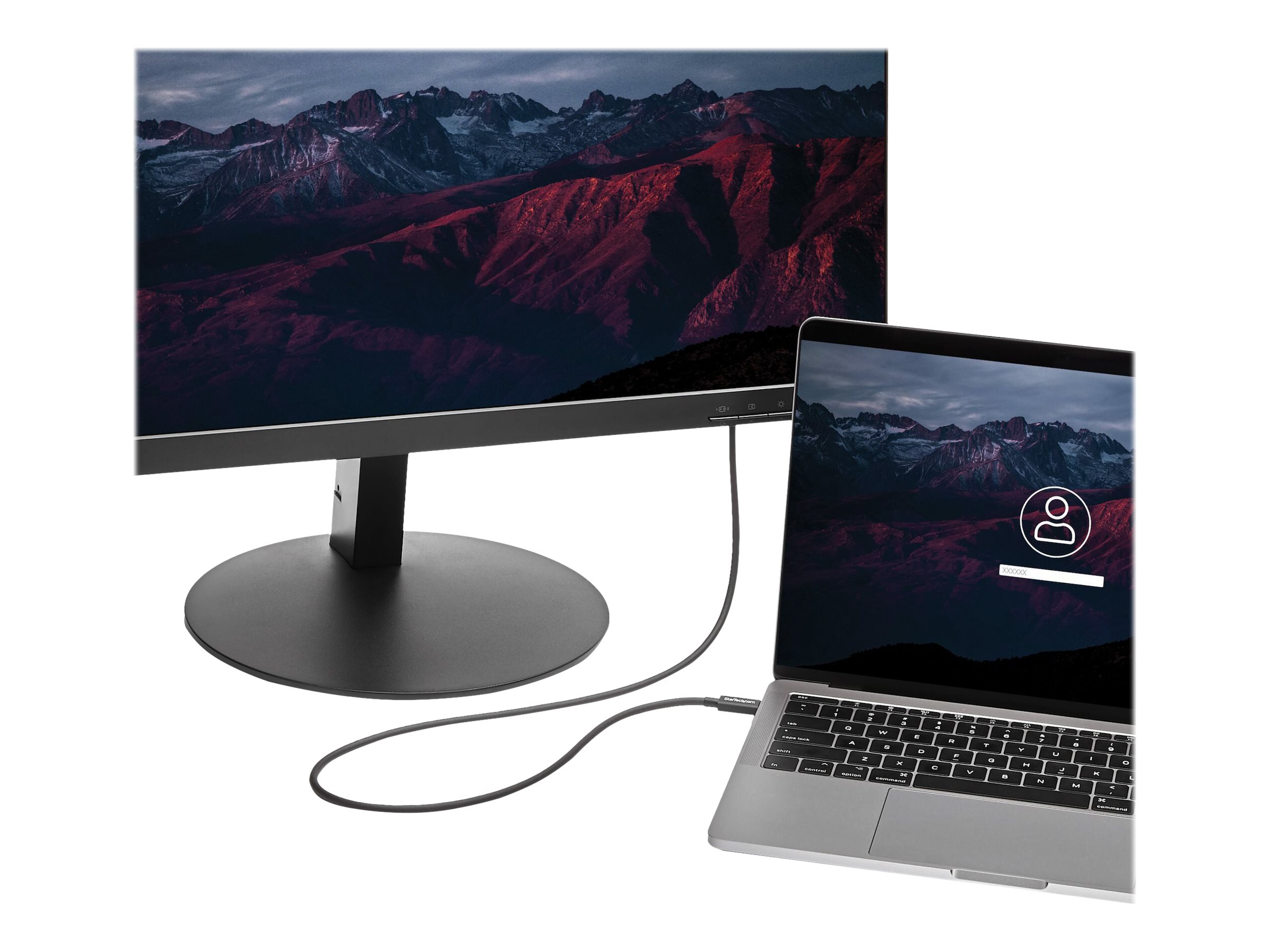 StarTech.com StarTech 1m (3.3ft) Thunderbolt 3 Cable, 20Gbps, 100W PD, 4K Video, Thunderbolt-Certified, Compatible w/ TB4/USB 3.2/DisplayPort - Thunderbolt-Kabel - USB-C (M)