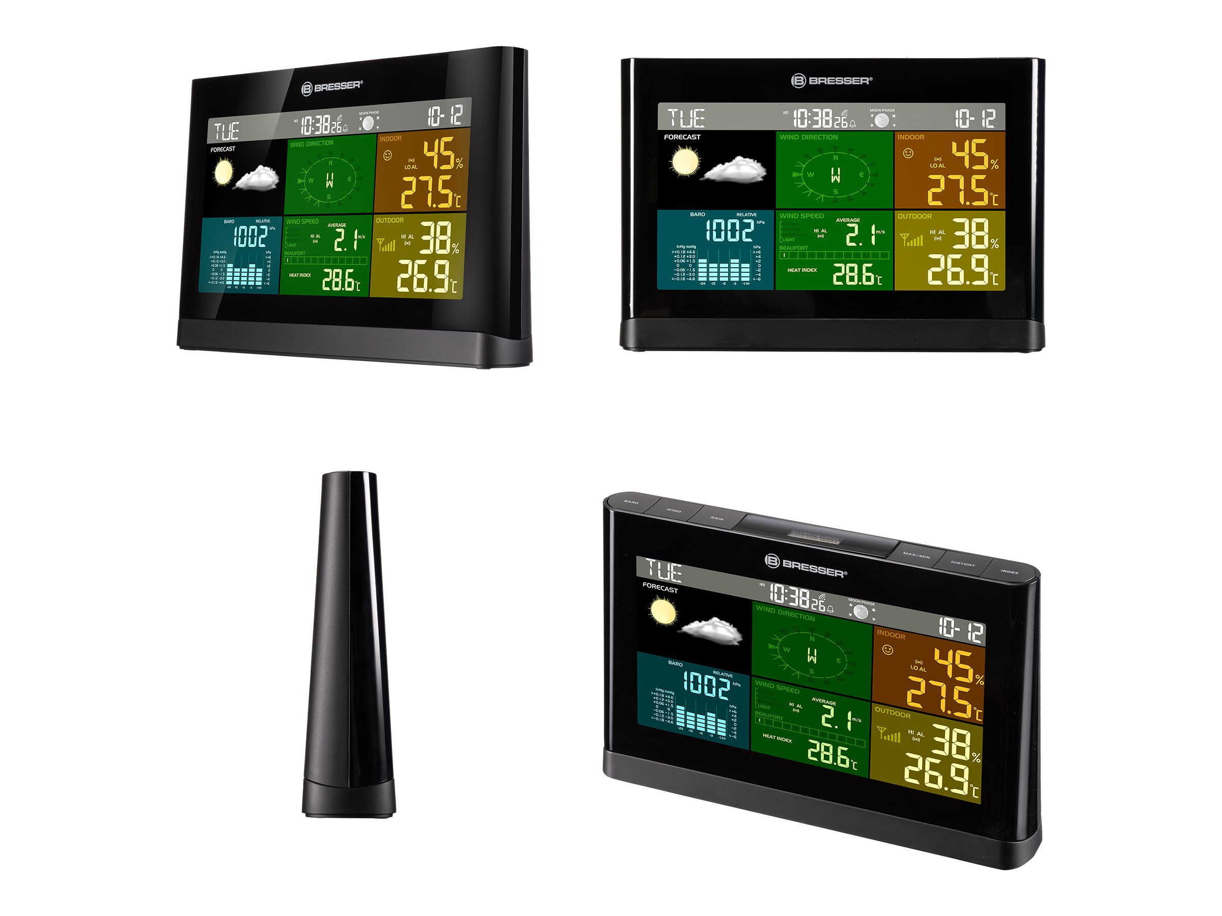 Bresser 5-in-1 Comfort - Wetterstation - Grau, Ansicht 3