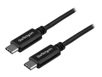 StarTech.com USB-C Kabel - StSt - 05m - USB 2.0 - USB-C Ladekabel - USB 2.0 Typ-C - Kurzes USB C Kabel - USB-Kabel - USB-C (M)