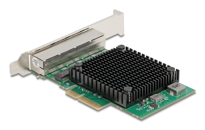 Delock Netzwerkadapter - PCIe 2.1 x4 Low-Profile, Ansicht 3
