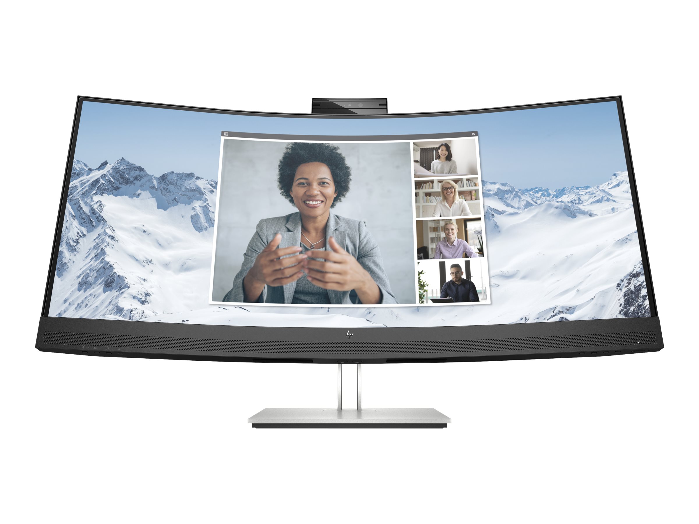 HP E34m G4 Conferencing Monitor - E-Series - LED-Monitor - gebogen - 86.4 cm (34") - 3440 x 1440 WQHD @ 75 Hz