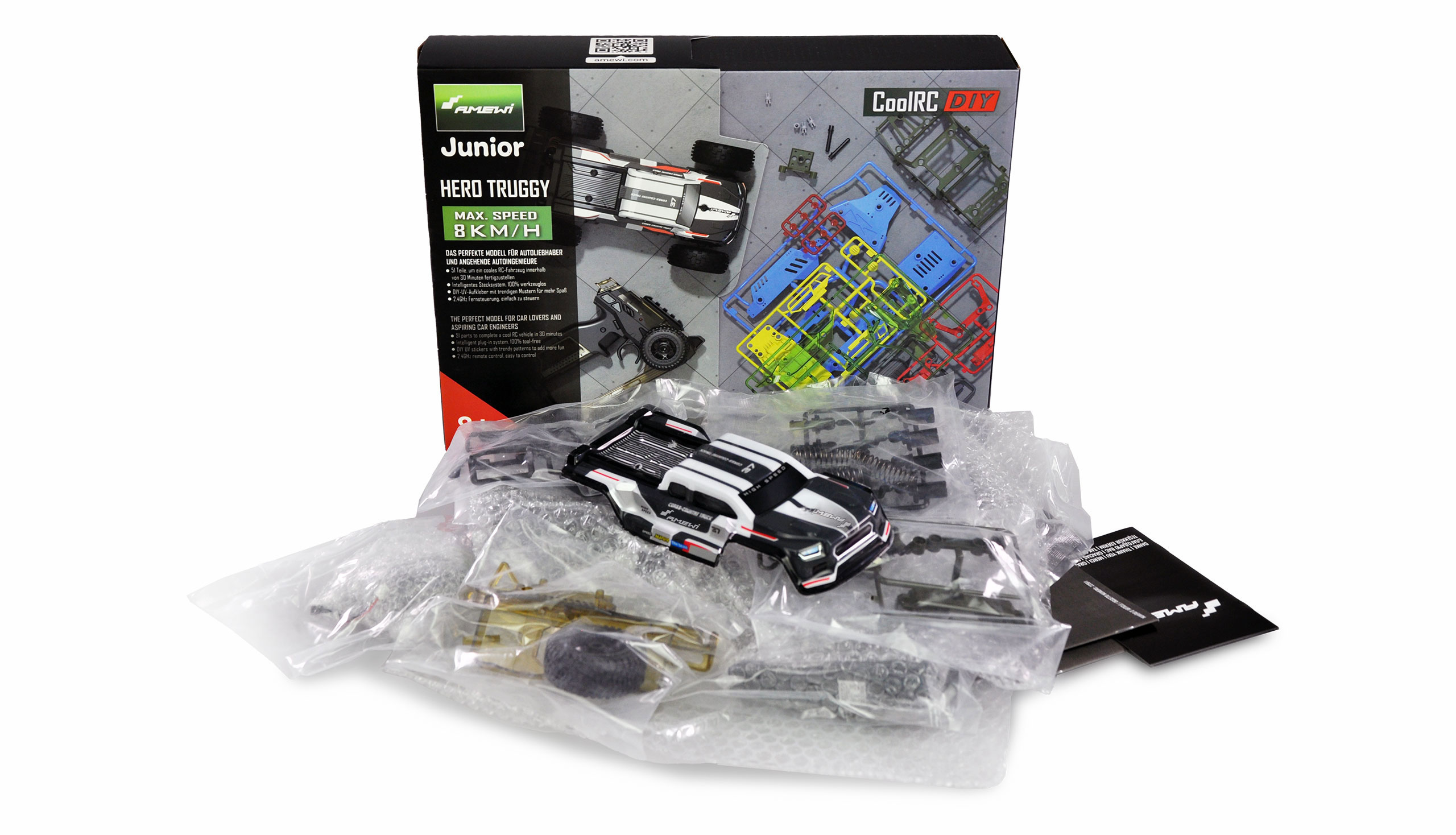 Amewi CoolRC DIY Hero Truggy 2WD 1:18 - Truggy - 1:18 - 8 Jahr(e) - 300 g, Ansicht 2