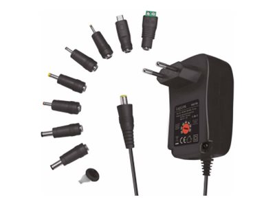 LogiLink Netzteil - universal, 3-12V - Wechselstrom 100-240 V