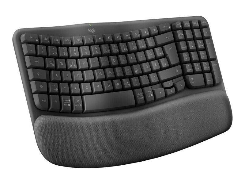 Logitech Ergo Series - Tastatur - kabellos - 2.4 GHz Bluetooth LE