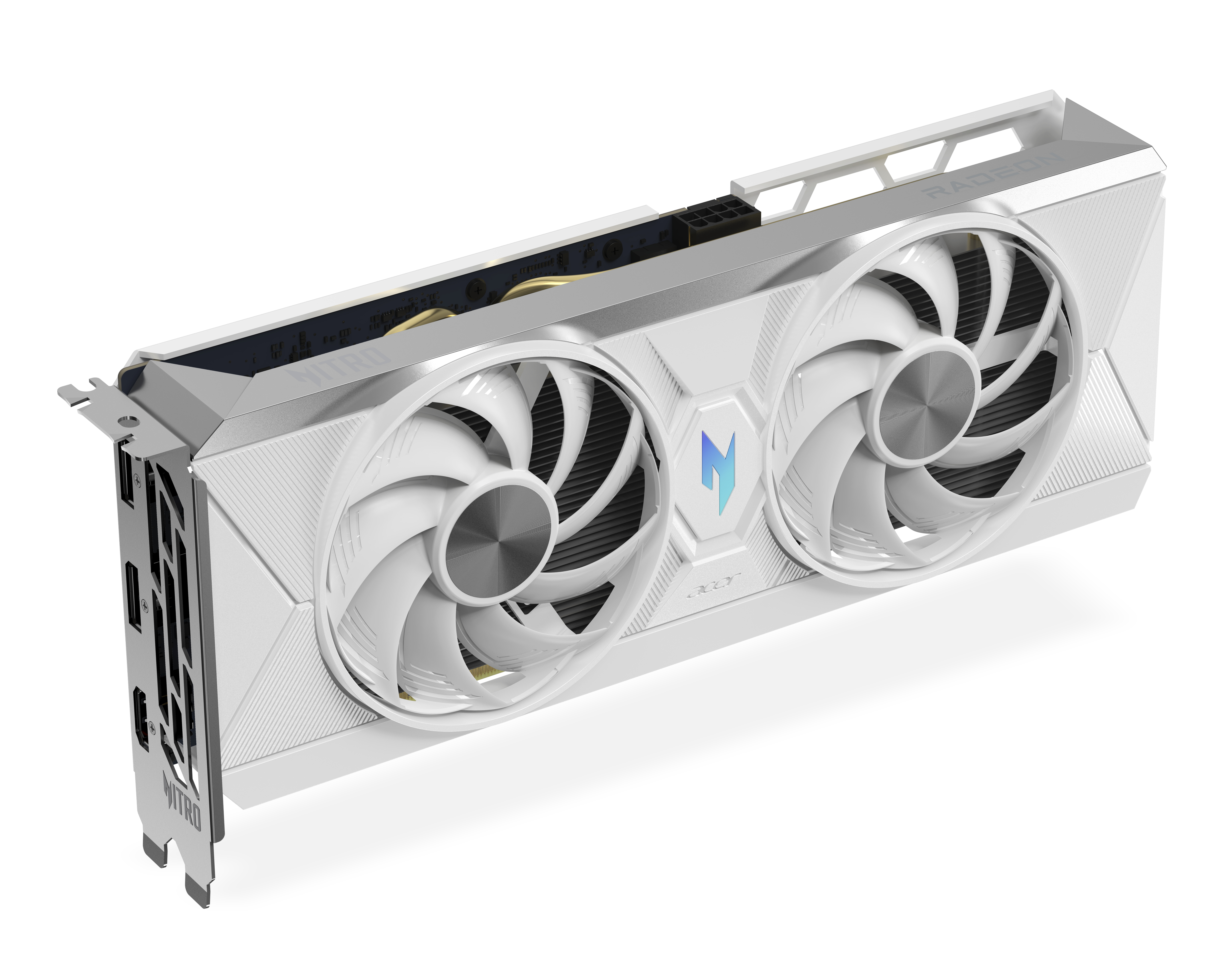 Acer Nitro AMD RX9060 XT OC 8GB WHITE (DP.Z4UWW.P02) - 8.192 MB, Ansicht 2