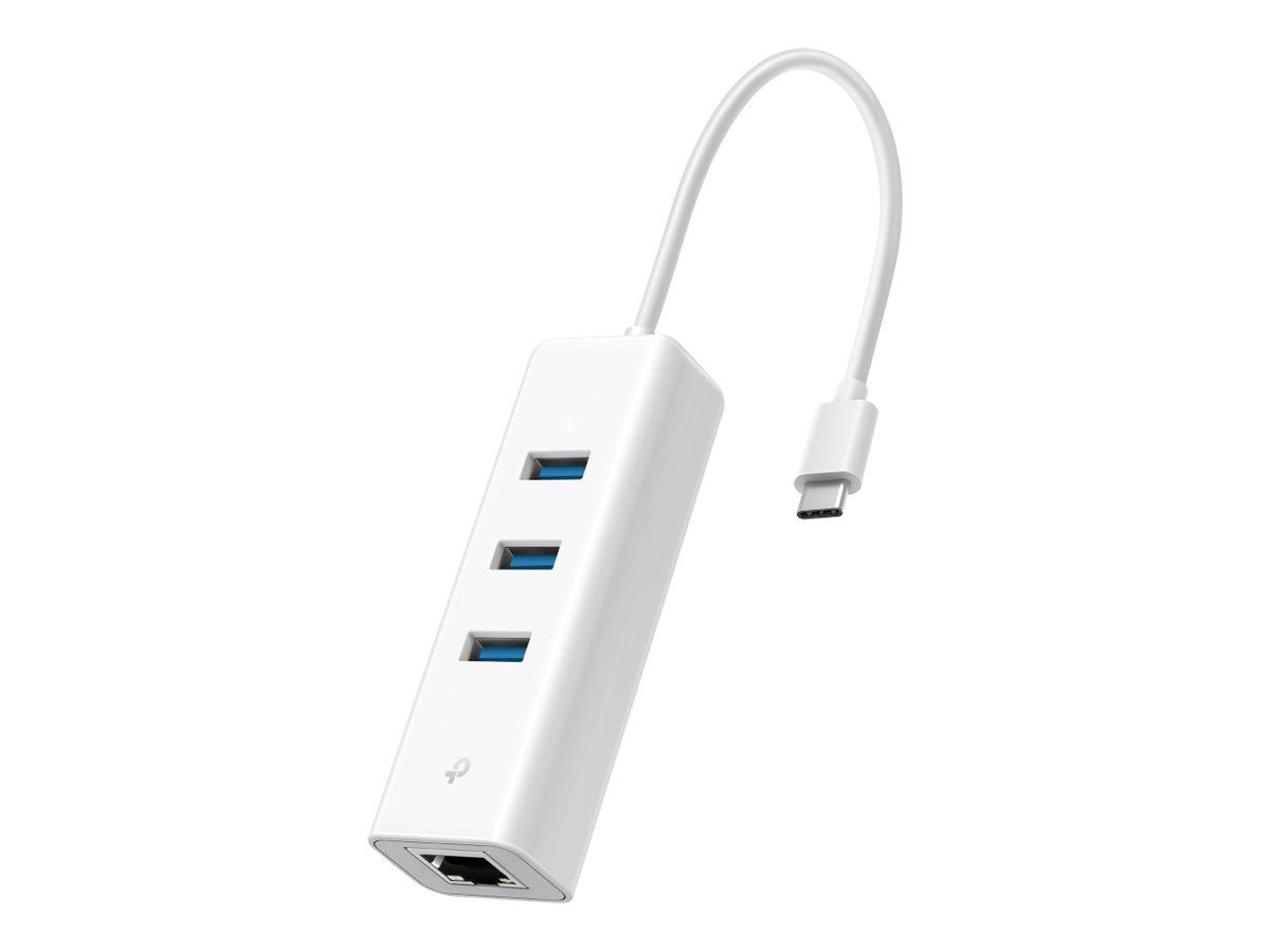 TP-LINK UE330C V1 - Hub - USB-C mit Gigabit Ethernet