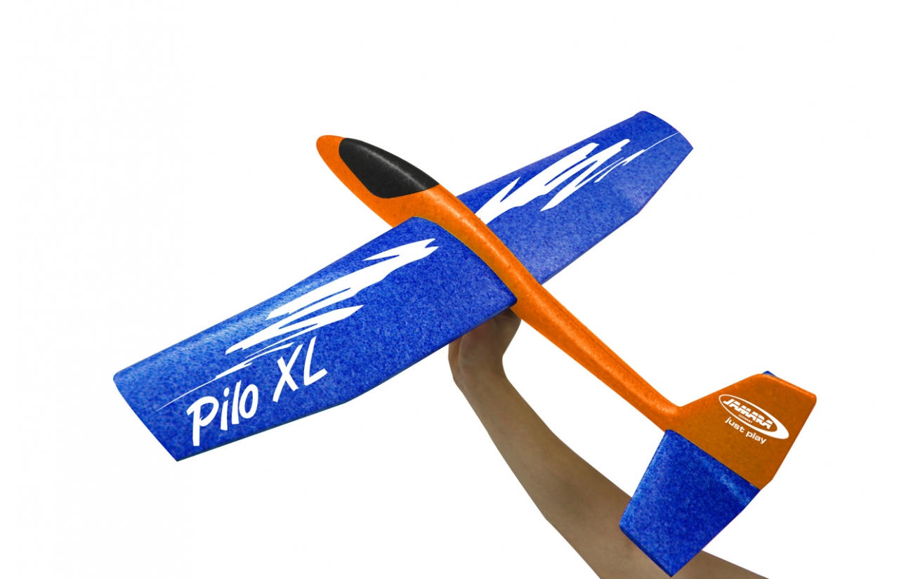 JAMARA Pilo XL Schaumwurfgleiter EPP Tragfläche blau Rumpf orange - Spielzeug-Segelflugzeug - 8 Jahr(e), Ansicht 4