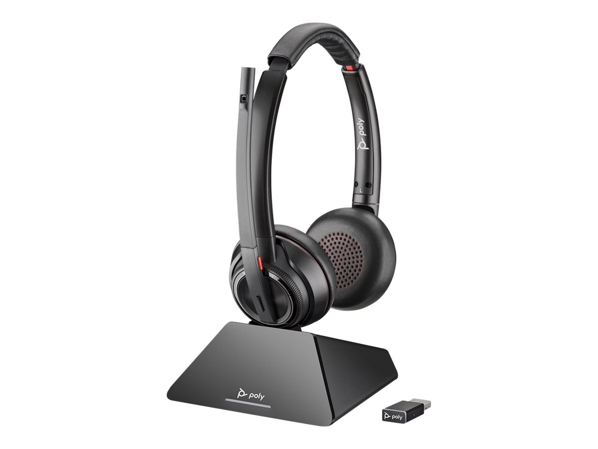 Poly Savi 8220 UC - Standard - Headset-System On-Ear DECT 6.0 kabellos, Ansicht 2