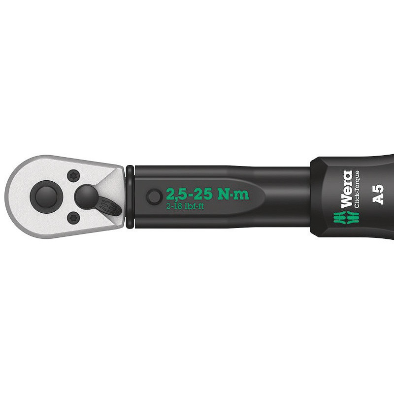 Wera Click Torque A 5 - Drehmomentschlüssel - 6.35 mm, Ansicht 4