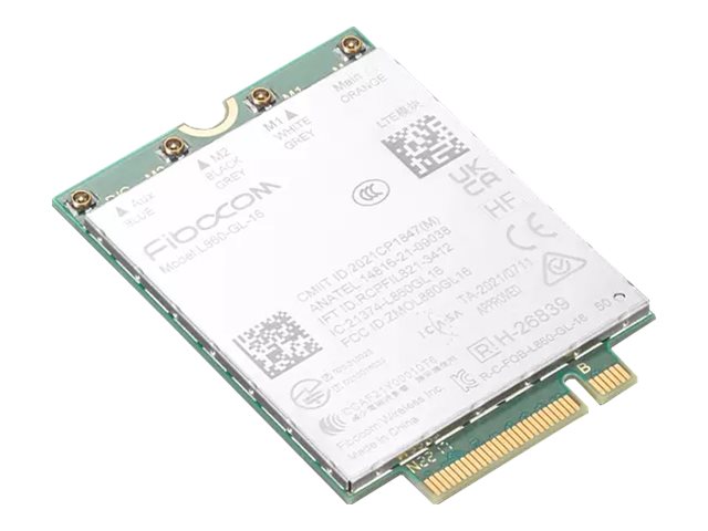 Fibocom L860-GL-16 - Drahtloses Mobilfunkmodem - 4G LTE - M.2 Card - für ThinkPad L13 Gen 3, L13 Yoga Gen 3, L15 Gen 3, P16 Gen 1, T14s Gen 3, X13 Gen 3