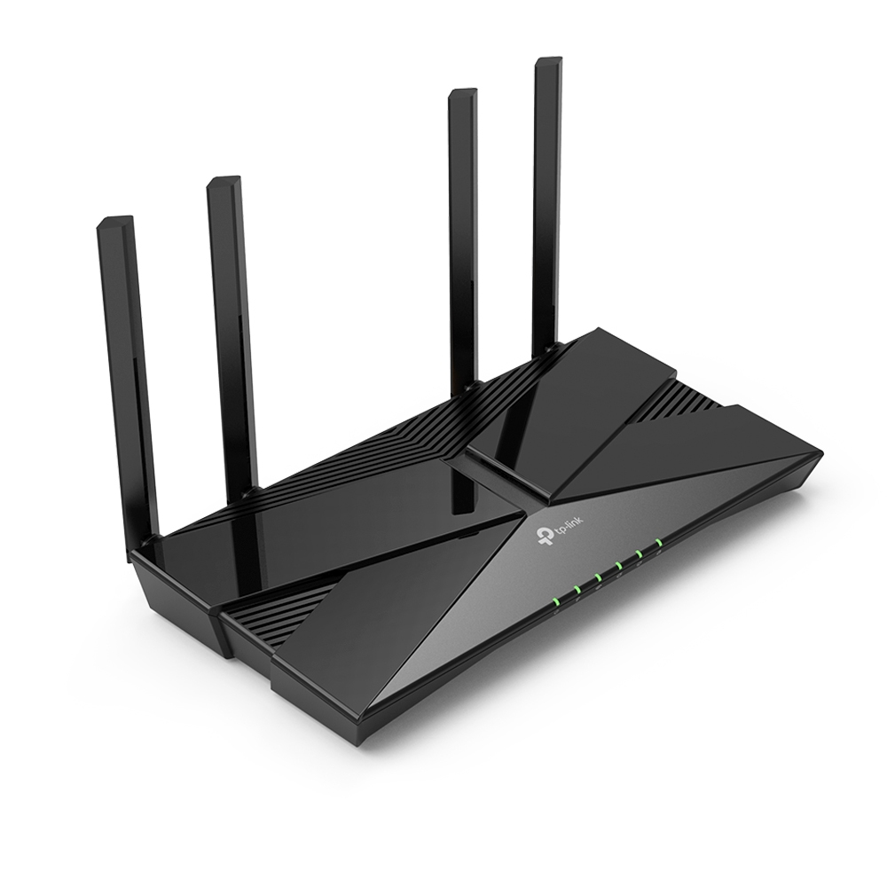 TP-LINK EX220 - Wi-Fi 6 (802.11ax) - Dual-Band (2,4 GHz/5 GHz) - Ethernet/LAN - Schwarz - Tabletop-Router, Ansicht 3