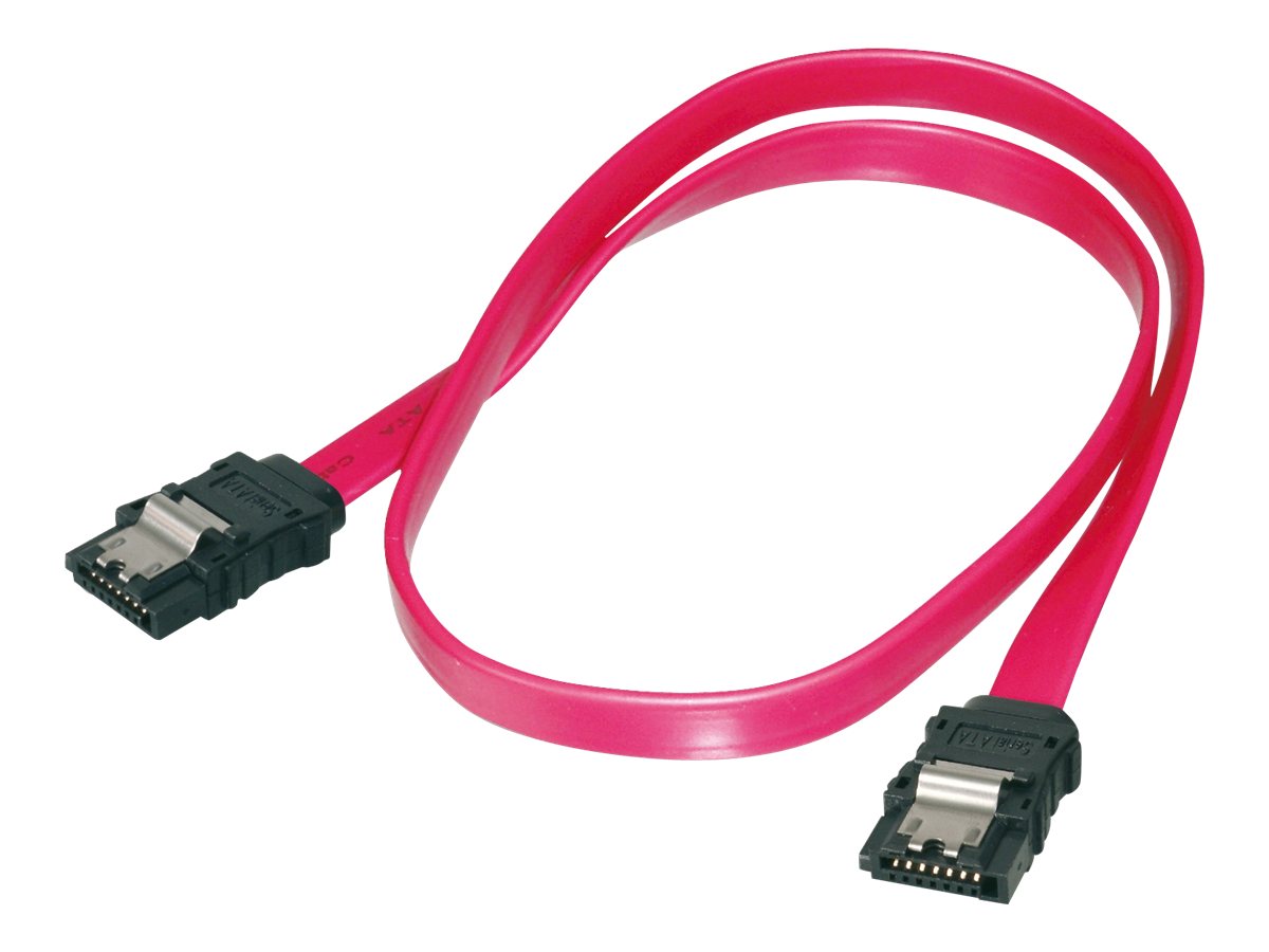 ASSMANN - SATA-Kabel - Serial ATA 150/300/600 - SATA zu SATA - 50 cm - eingerastet, geformt, flach