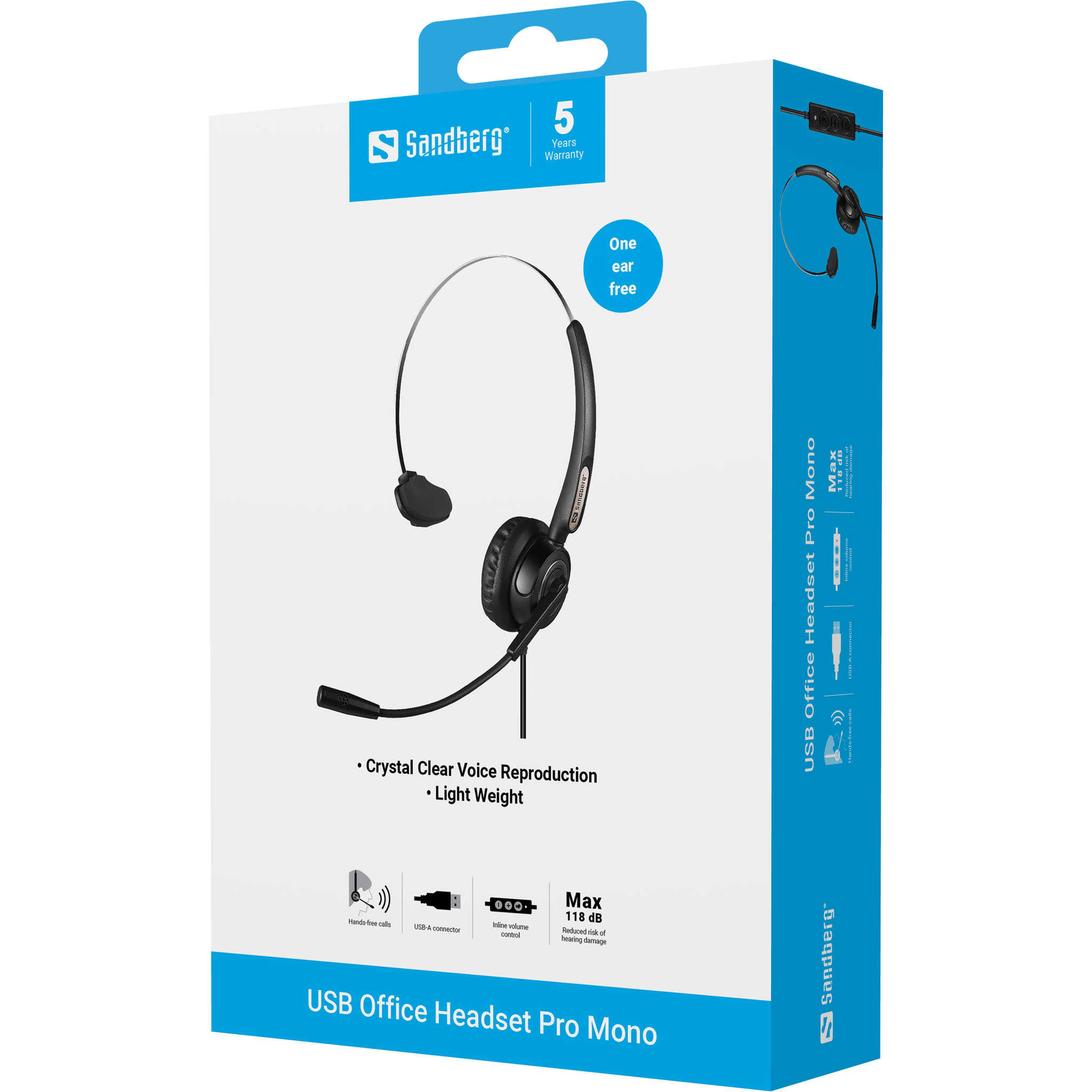 SANDBERG Office Pro - Headset - On-Ear - kabelgebunden, Ansicht 2