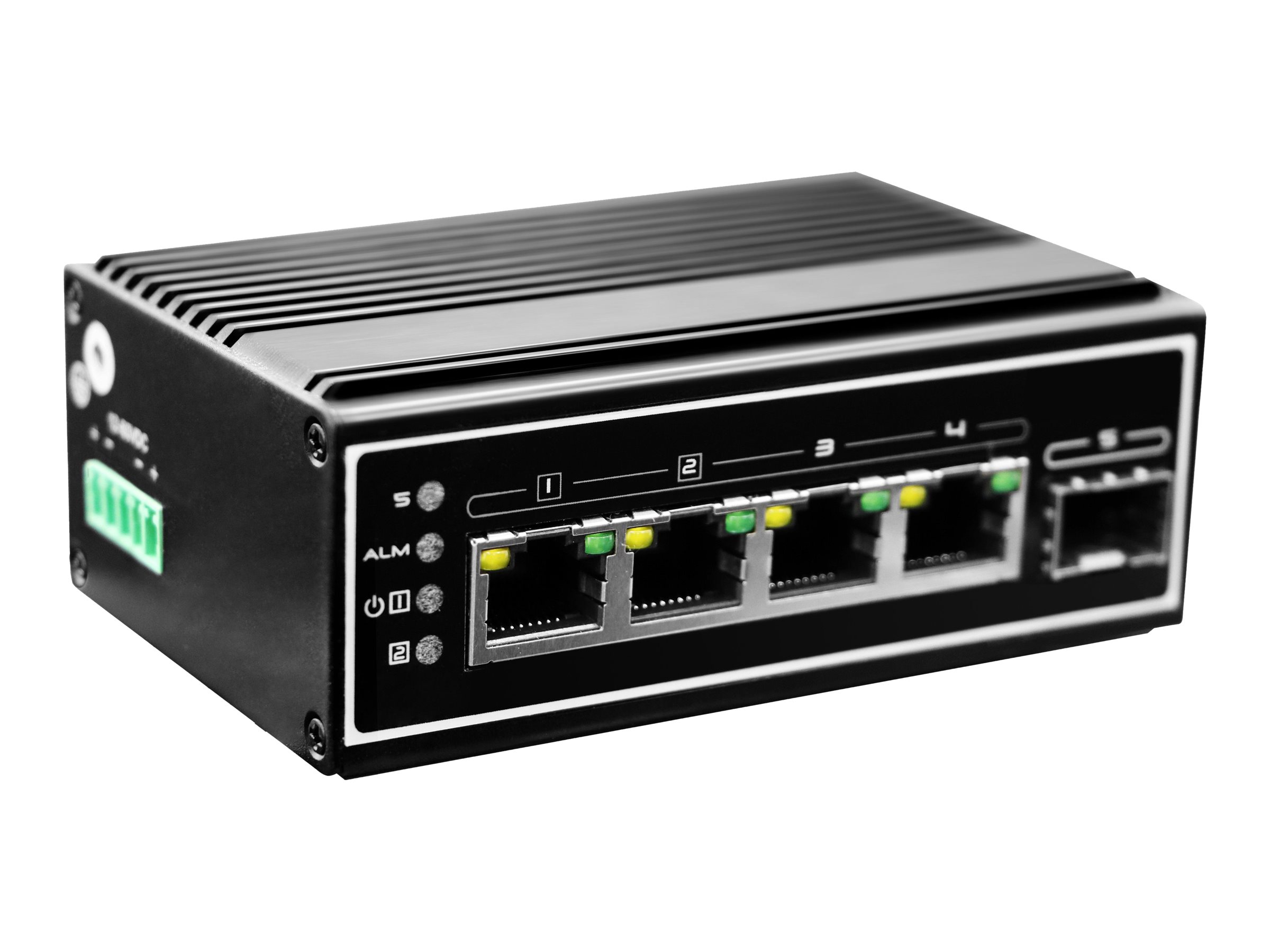 LevelOne IGP-0502 - Switch - -40 °C bis 75 °C - 4 x 10/100/1000 (PoE+)