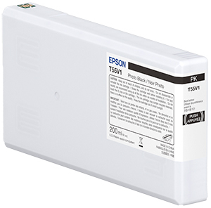 Epson T55W1 - 200 ml - Photo schwarz - original, Ansicht 2