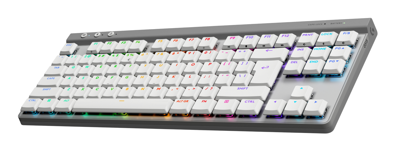 Logitech G G515 - Tastatur - LIGHTSPEED - TKL - TL: US, QWERTY - Weiß, Ansicht 4