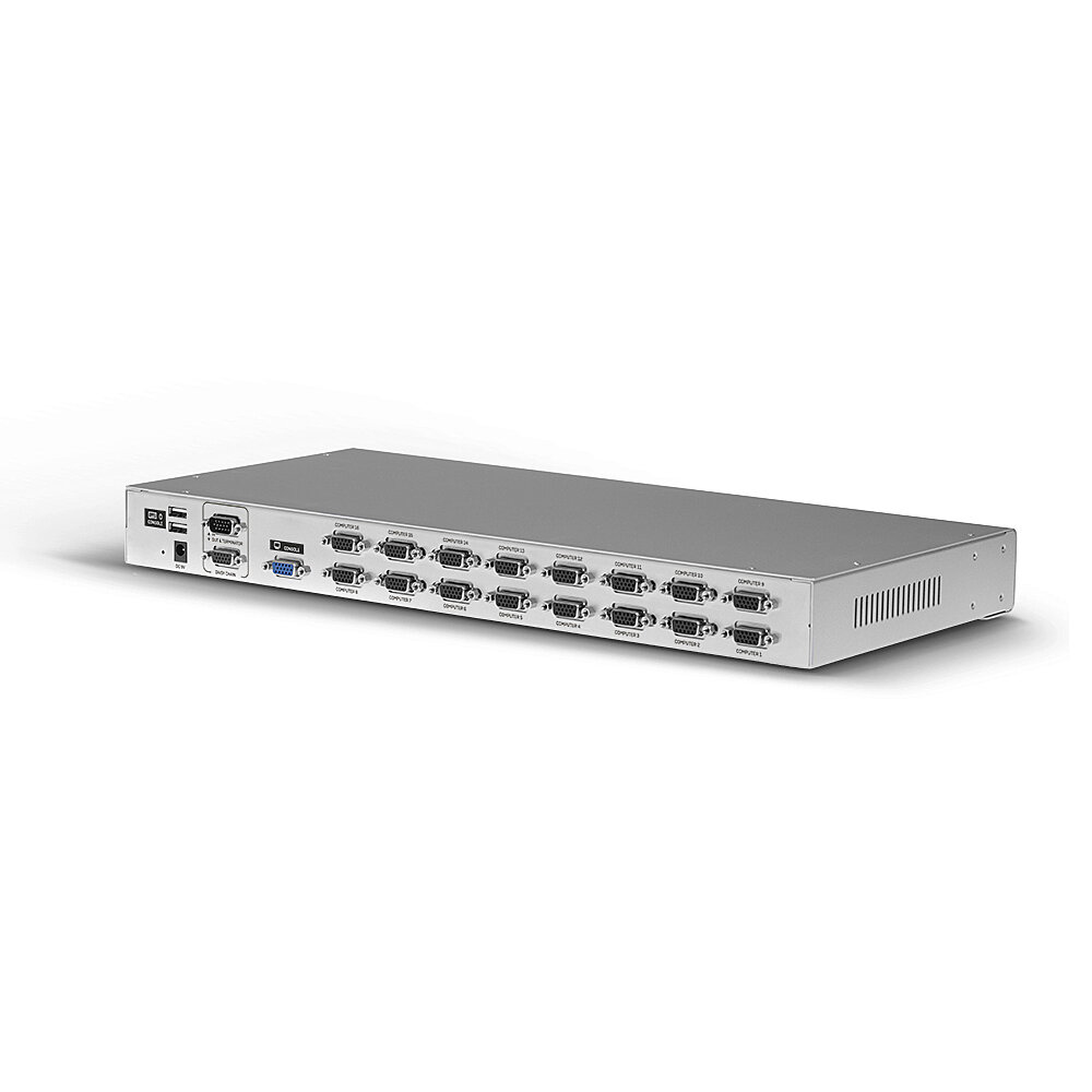 Lindy KVM-Switch - VGA, USB & PS/2 Combo - 16 x KVM port(s), Ansicht 4
