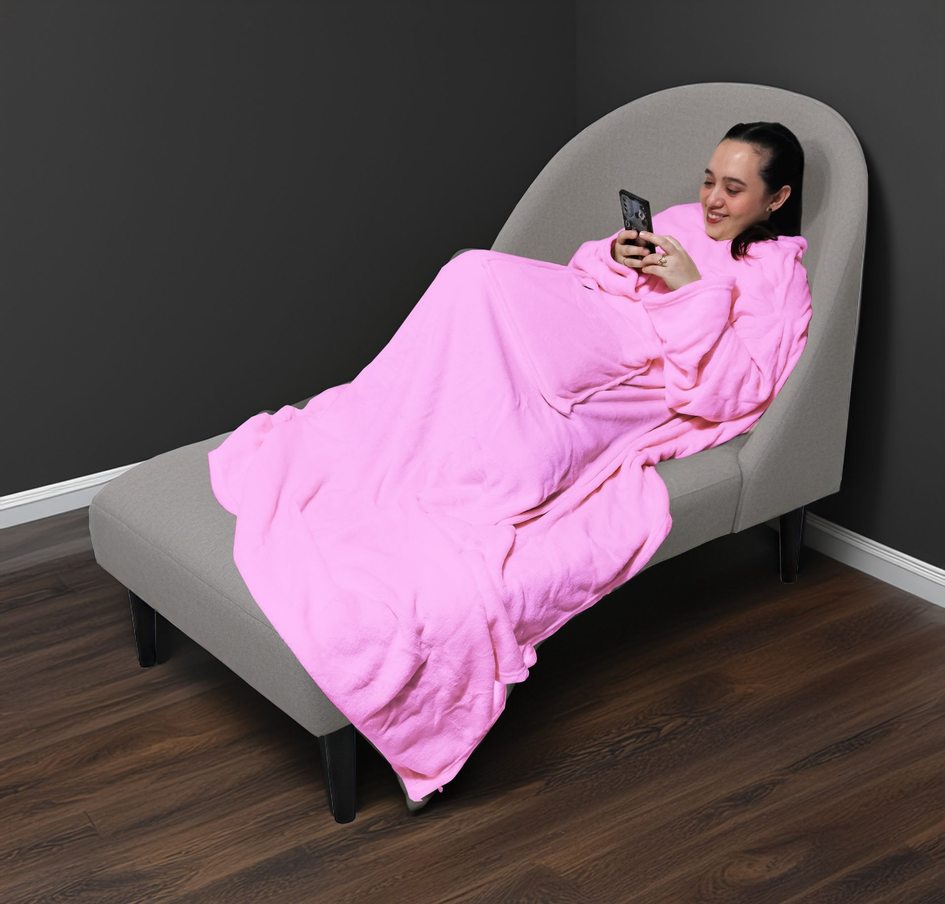Mad Monkey Beheizte Decke Pink, Ansicht 2
