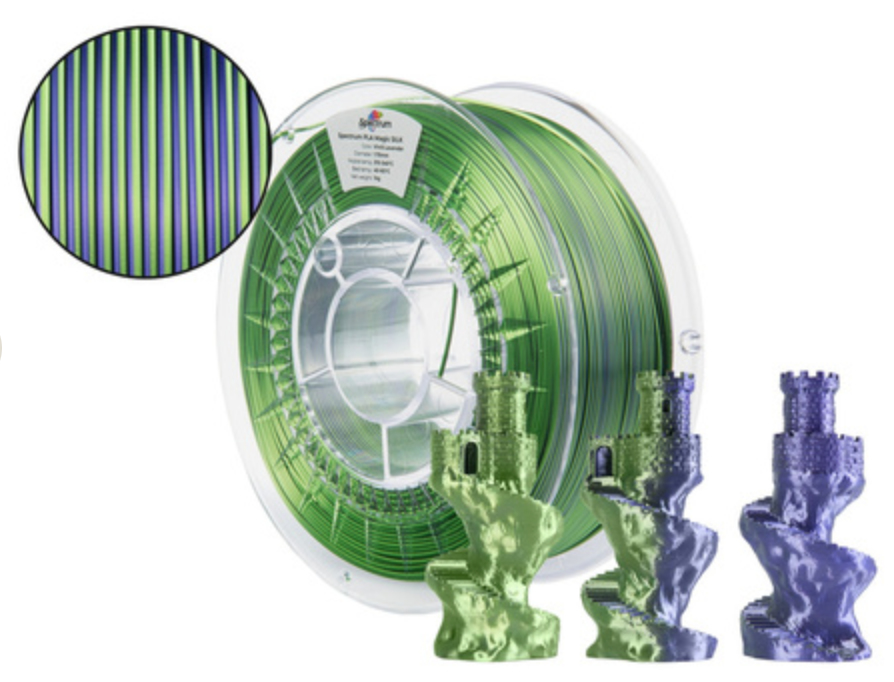 Spectrum Filaments Filament Spectrum· PLA Magic SILK· VIVID LAVENDER· 1.75mm· 1kg, Ansicht 2